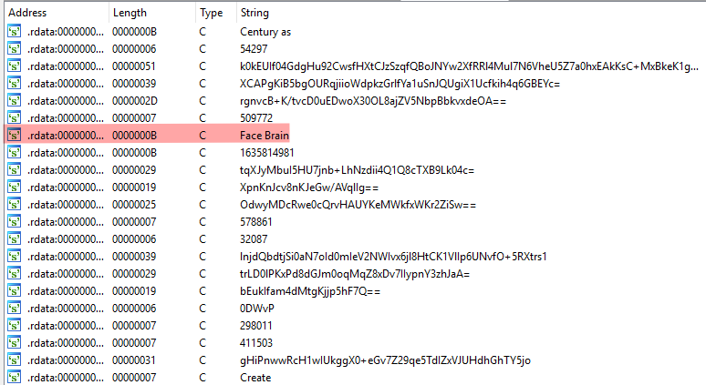 Dummy base64 strings /posts/malware-face-brain-credential-stealer/dummy-b64-strings.png
